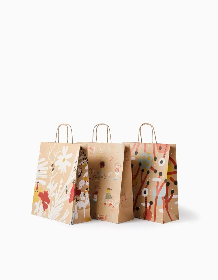 Medium shopping bag Zippy x Artists, assorted