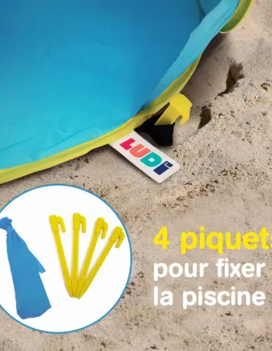 Pop-up Tent and Swimming Pool-Ludi