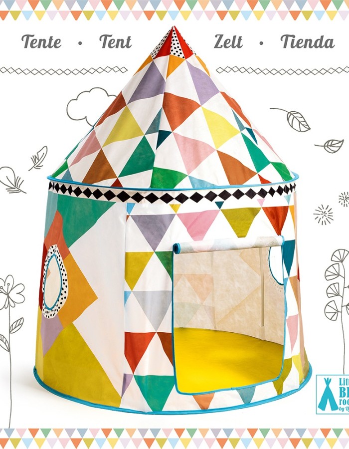 Djeco Little Big Room - multicoloured tent - 106x130cm