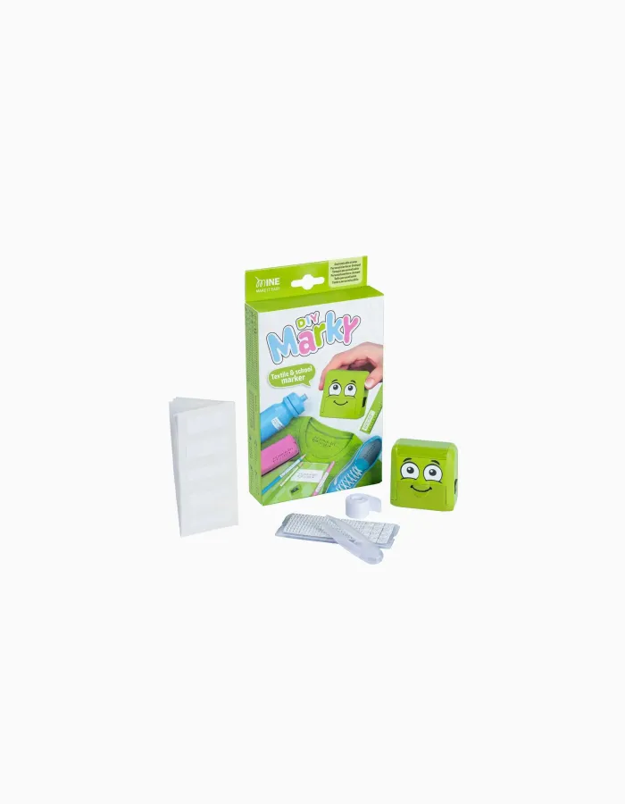 DIY Stamp + Tape + Labels Set Marky, Green
