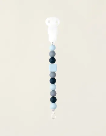 Silicone Pacifier Chain Nattou Navy