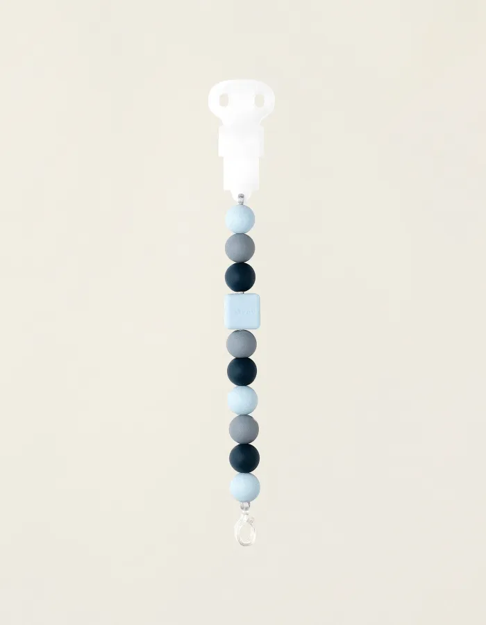 Silicone Pacifier Chain Nattou Navy