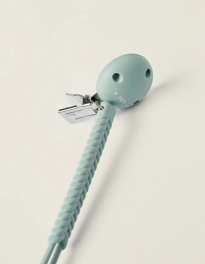 Dummy Holder Silicone Mint Saro
