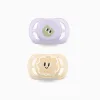 Pack of 2 Philips Avent Ultra Start Deco Soothers for Girls, 0-2M