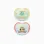 Pack of 2 Philips Avent Ultra Air Night Soothers for Boys, 0-6M