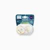 Pack of 2 Philips Avent Ultra Air Night Soothers for Girls, 0-6M