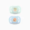 Pack of 2 Philips Avent Ultra Start Deco Soothers for Boys, 0-2M