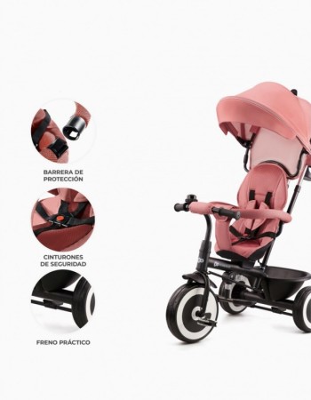 ASTON PINK KINDERKRAFT 9M+ TRICYCLE PINK