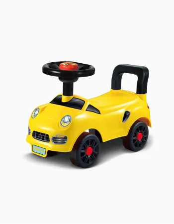 Walker Ride-On Car Kidz Up 18M+, Yellow