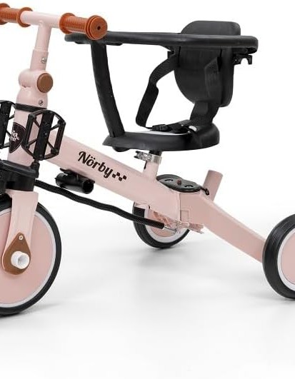 5-in-1 Tricycle Norby Interbaby 12M+, Pink