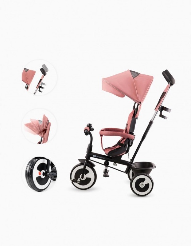 ASTON PINK KINDERKRAFT 9M+ TRICYCLE PINK