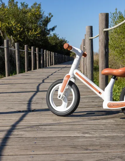 Folding Learning Bicycle White Soul Kinderland 2A+