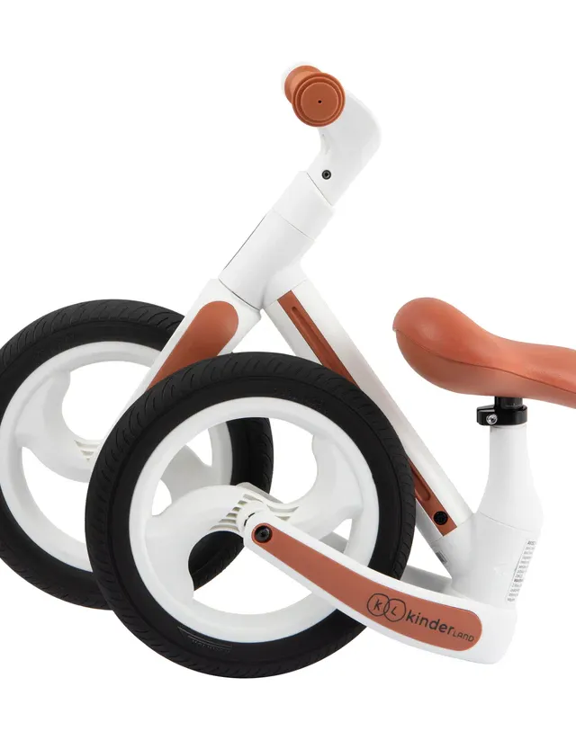 Folding Learning Bicycle White Soul Kinderland 2A+