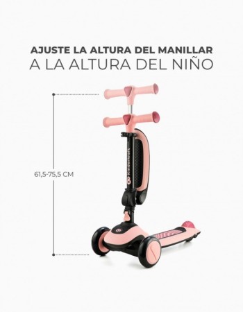 HIGHWAYKICK HALLEY STONE ROSE PINK 12M+ SCOOTER