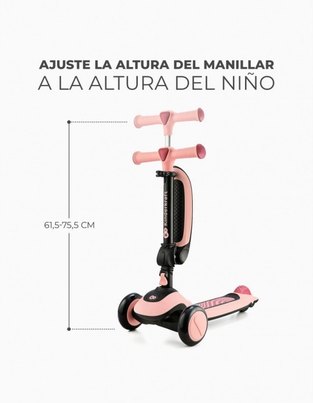 HIGHWAYKICK HALLEY STONE ROSE PINK 12M+ SCOOTER