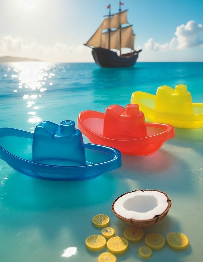Playgro Bright Baby Boats 3 Pack