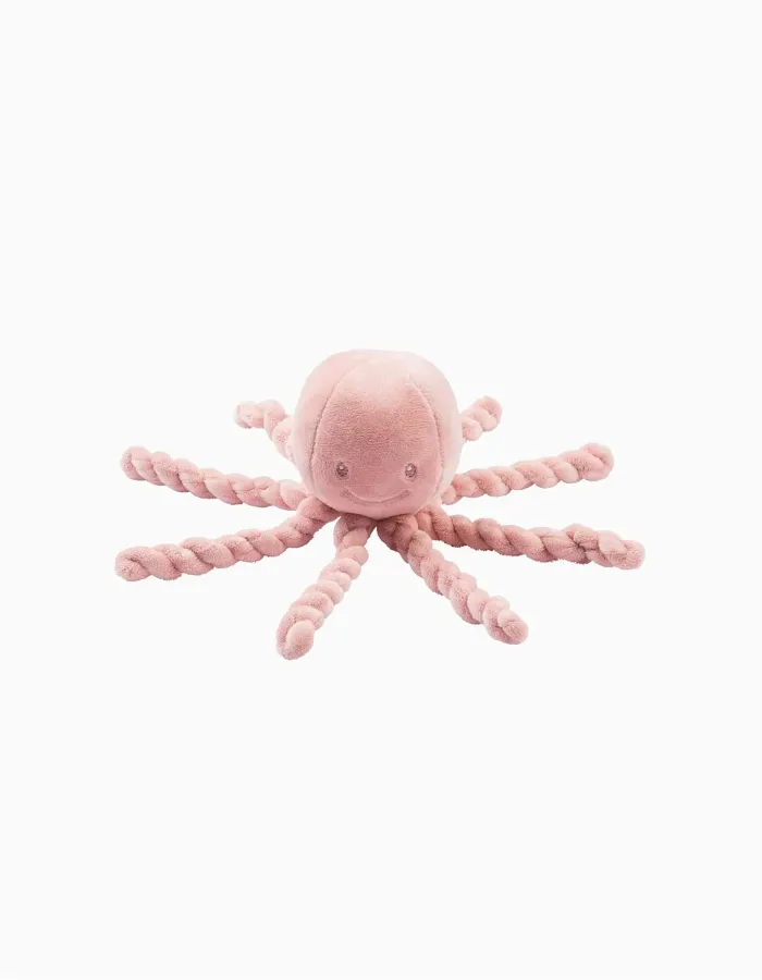 Octopus Lapidou Nattou 22 cm 0M+, Pink