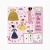 Reusable Stickers Dresses Season Djeco 5Y+