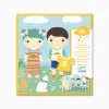 12 Reusable Stickers Clothes Djeco 18M+