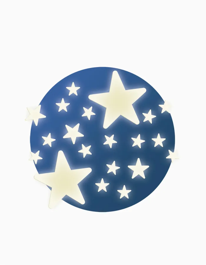 65 Star Glow In The Dark Stickers Djeco