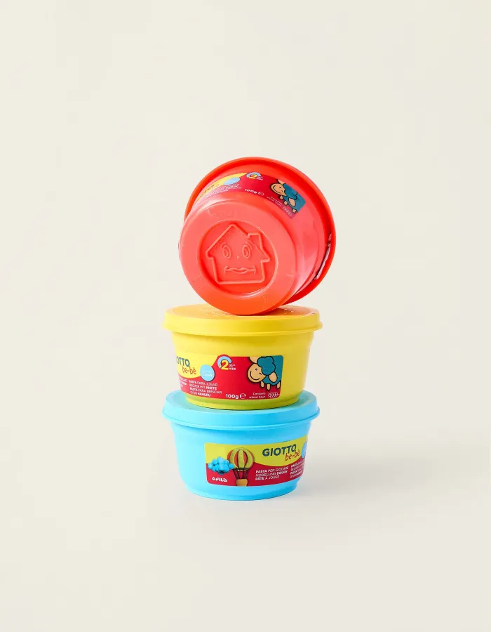 Coloured Plasticine Giotto Be-Bè 3Pcs 2Y+