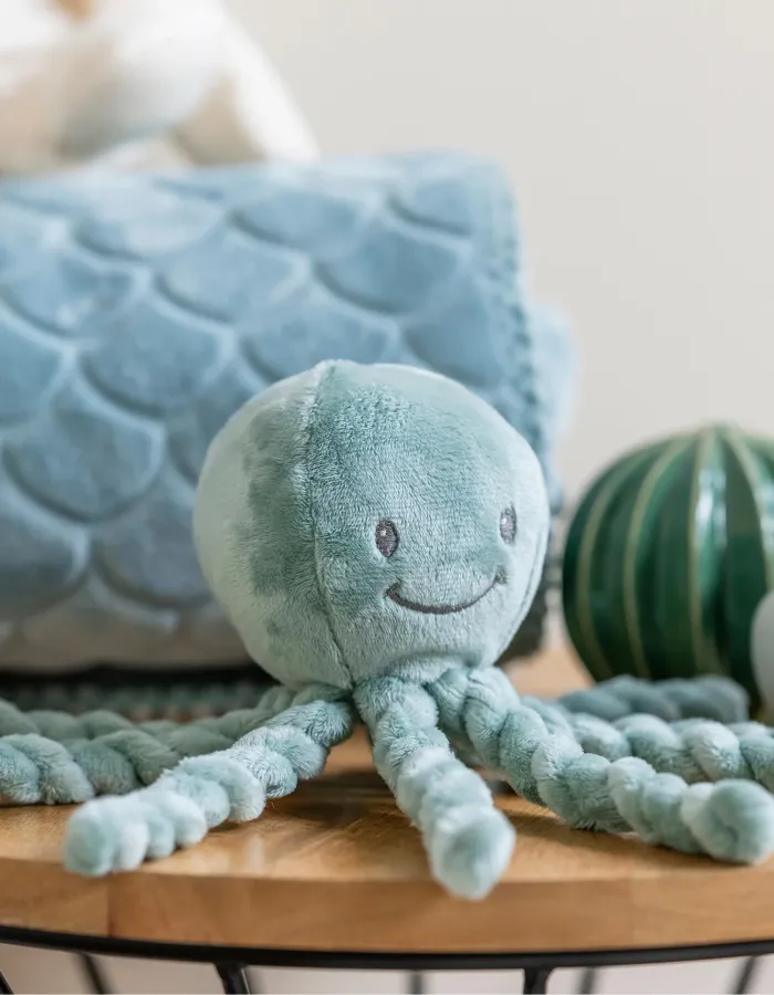 Octopus Lapidou Nattou 22 cm 0M+, Green