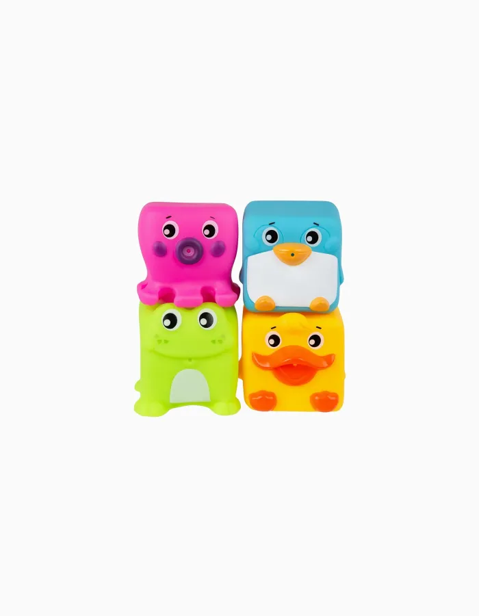 Grip & Stack Cubes Playgro 6M+