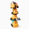 Set of 4 Construction Trucks Kidz Up 1Y+