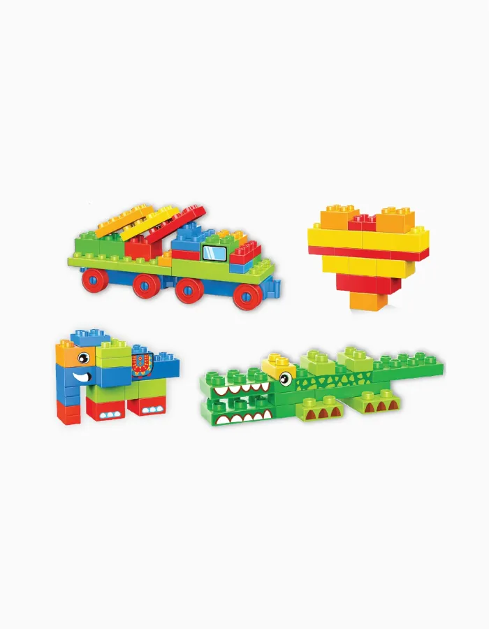 Building Blocks 50Pcs Kidz Up, 3Y+