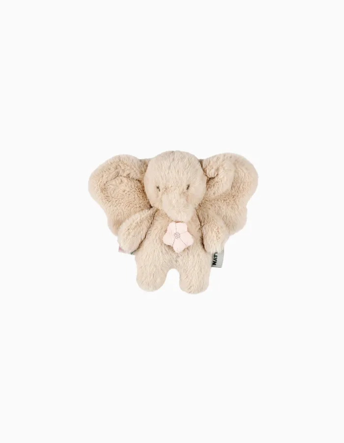 Soft Elephant Plush with Music 20 cm Nattou 0M+, Beige