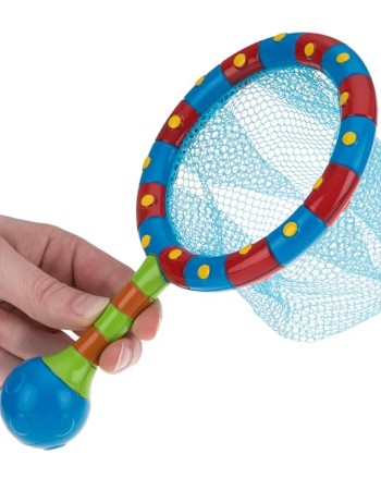 Nuby Splash n' Catch Bath Time Fishing Set, Includes Four Link Toys