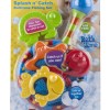 Nuby Splash n' Catch Bath Time Fishing Set, Includes Four Link Toys