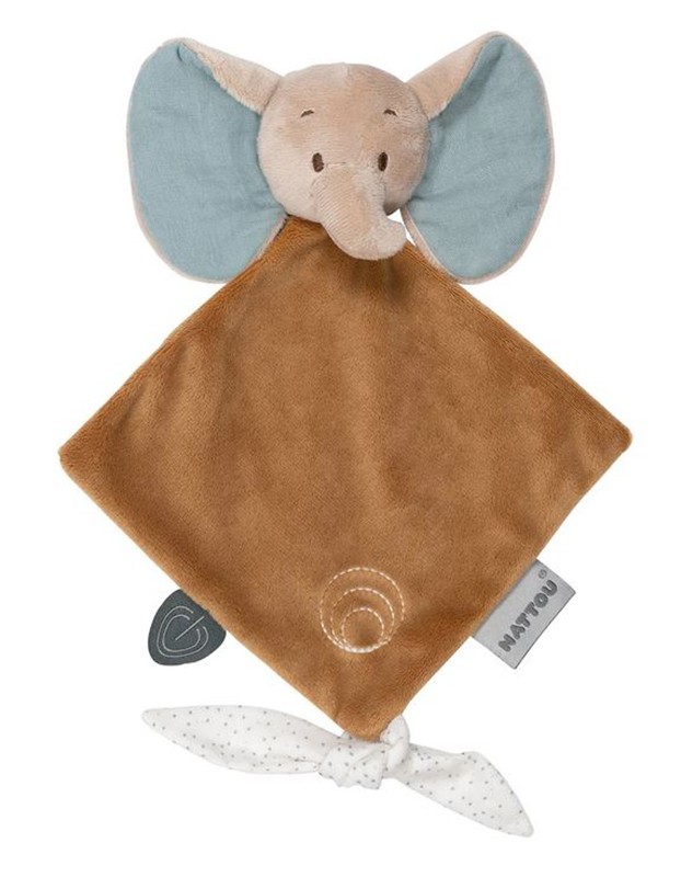 Nattou Comforter Doudou Elephant Axel and Luna