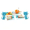 Dinner Time Kittens Role Play Food and Tableware Set by Djeco
