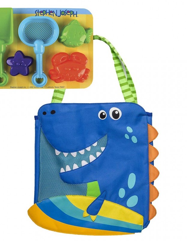 Dinosaur Beach Bag with Sand Toys