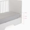 5-In-1 Cot, 120X60 Cm By Zy Baby
