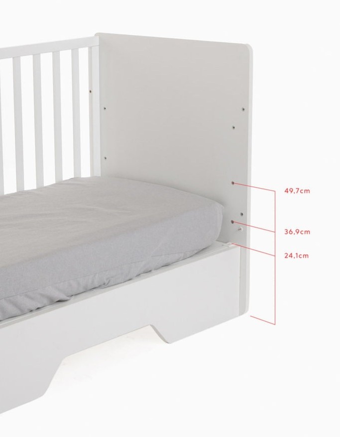 5-In-1 Cot, 120X60 Cm By Zy Baby