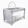 Travel Bed Duo Baby Lion Grey Asalvo