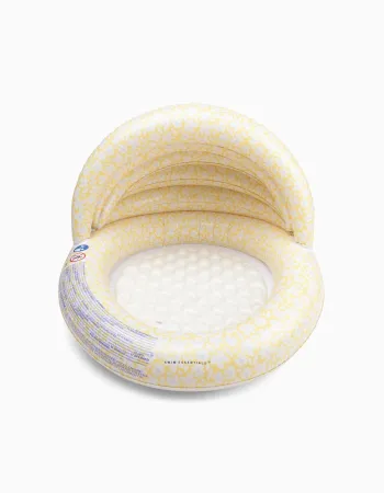 Inflatable Pool&Canopy 100cm Swim Essentials Yellow Flowers 1A+