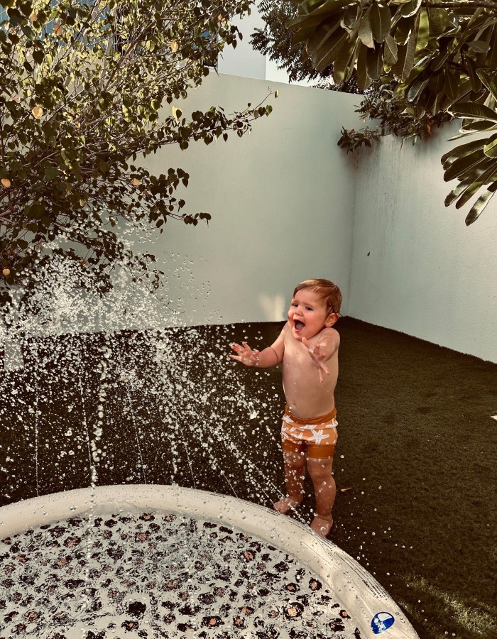 Inflatable Play Mat 150 cm Swim Essentials Aquatic Safari Chic 3A+