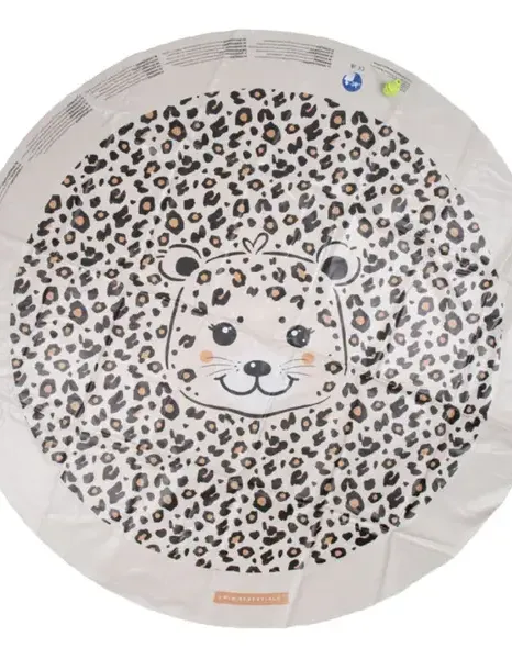 Swim Essentials Sprinkler Mat Beige Leopard 150cm