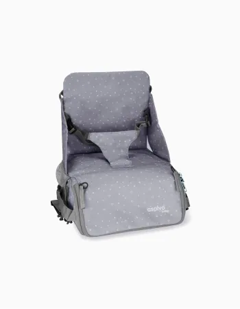 Booster highchair Hummus Stars Grey Asalvo