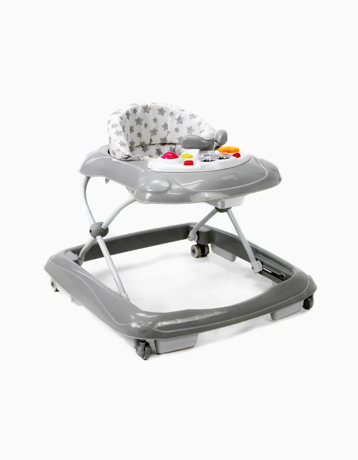 Baby Walker Stars Asalvo, Grey
