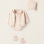 4-Piece Knitted Set in Cotton for Newborn's, Beige