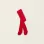Cotton Anti-Pilling Tights for Baby Girls, Red