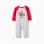 Footless babygrow with Cars print for newborn and baby boys, grey/red