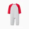 Footless babygrow with Cars print for newborn and baby boys, grey/red