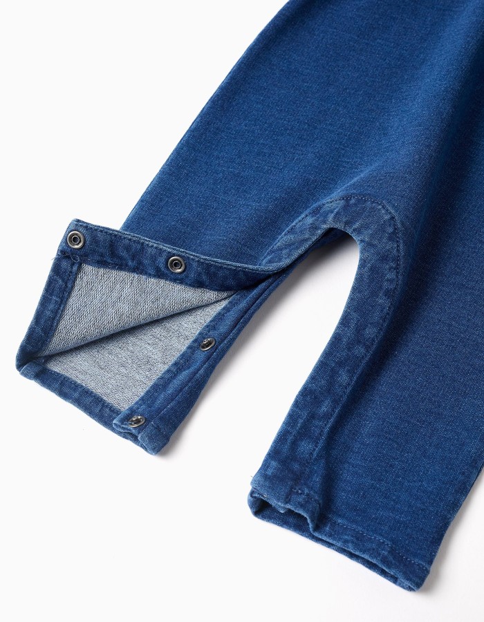 Striped bodysuit + jumpsuit for newborn girls, white/pink/blue