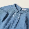 Bambula Cotton Blouse for Newborns, Blue