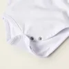 Long-sleeved Bodysuit for Newborn Boys, White
